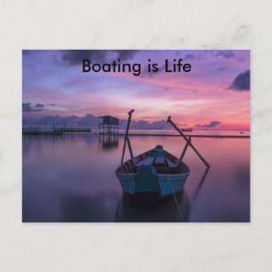 Boating is het briefkaart van het leven