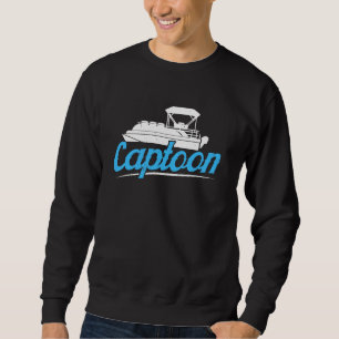 Boating Lake voor mannen Pontoon Boat Captain 10 Trui