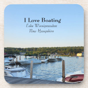 Boating Lake Winnipesaukee New Hampshire Bier Onderzetter