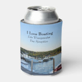 Boating Lake Winnipesaukee New Hampshire Blikjeskoeler (Blikje Voorkant)