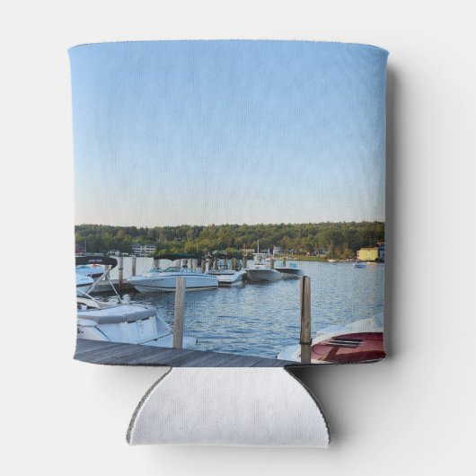 Boating Lake Winnipesaukee New Hampshire Blikjeskoeler (Achterkant)