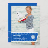 Boating Life Fotouitnodiging Kaart (Voorkant / Achterkant)