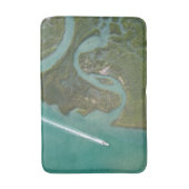 Boating Marsh Scene Badmat (Voorkant Verticaal)