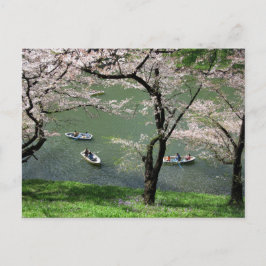 Boating op Chidorigafuchi: Tokio, Japan Briefkaart