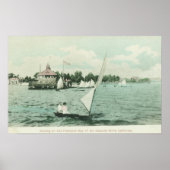 Boating op San Francisco BayAlameda, CA Poster (Voorkant)