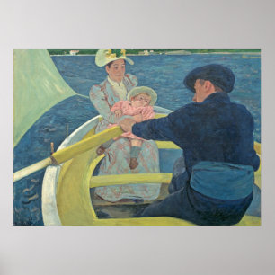 Boating Party, 1893-94 (olie op canvas) Poster