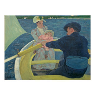 Boating Party, 1893-94 (olie op canvas) Poster