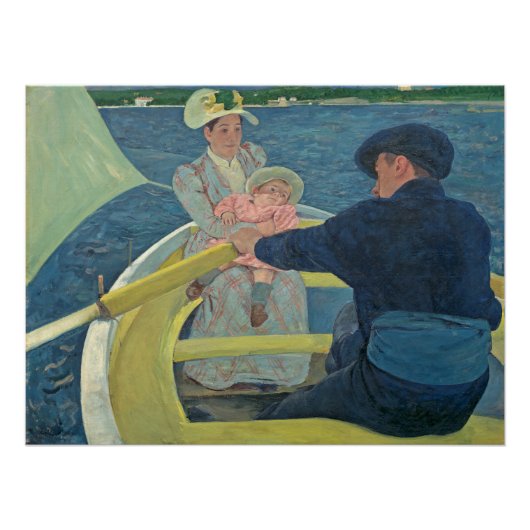 Boating Party, 1893-94 (olie op canvas) Poster (Voorkant)
