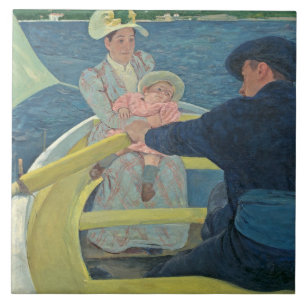 Boating Party, 1893-94 (olie op canvas) Tegeltje
