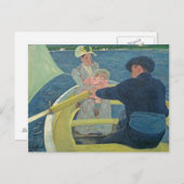 Boating Party, 1893-94 (olie op canvas) Uitnodiging Briefkaart (Voorkant / Achterkant)