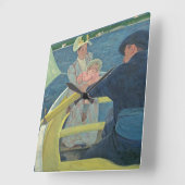 Boating Party, 1893-94 (olie op canvas) Vierkante Klok (Hoek)