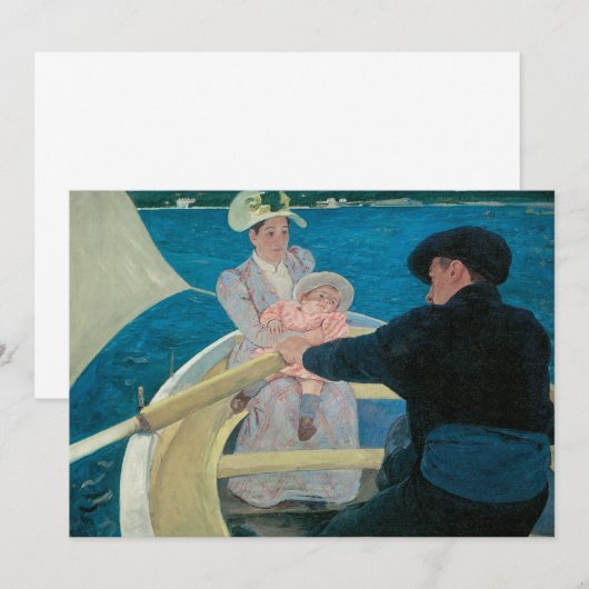 Boating Party van Mary Cassatt,  Fine Art (Voorkant / Achterkant)