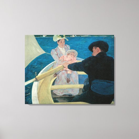 Boating Party van Mary Cassatt,  Fine Art Canvas Afdruk (Voorkant)