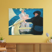 Boating Party van Mary Cassatt,  Fine Art Canvas Afdruk (Insitu (Woonkamer))