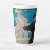 Boating Party van Mary Cassatt, Fine Art Latte Mok (Voorkant)