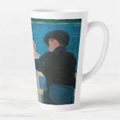 Boating Party van Mary Cassatt, Fine Art Latte Mok (Rechts)