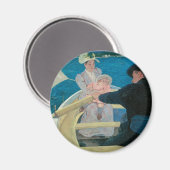 Boating Party van Mary Cassatt,  Fine Art Magneet (Voorkant / Achterkant)