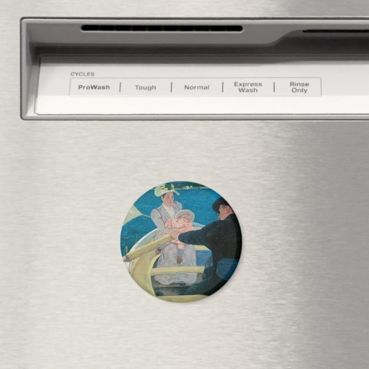 Boating Party van Mary Cassatt,  Fine Art Magneet (Insitu (Vaatwasser))