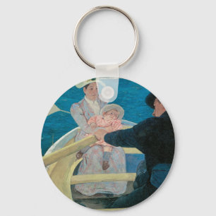 Boating Party van Mary Cassatt,  Fine Art Sleutelhanger