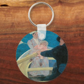 Boating Party van Mary Cassatt, Fine Art Sleutelhanger (Voorkant)