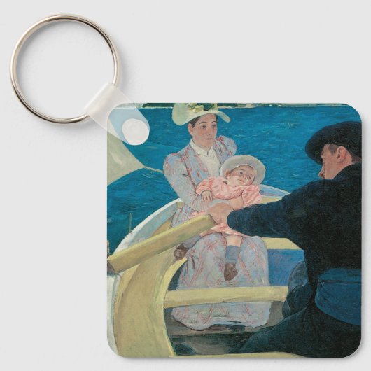 Boating Party van Mary Cassatt,  Fine Art Sleutelhanger (Voorkant)