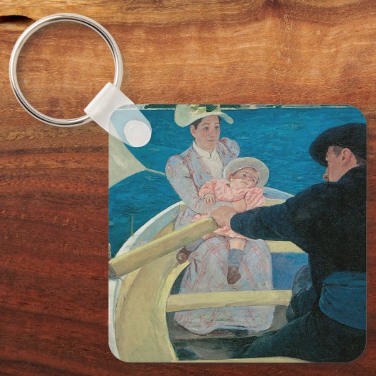 Boating Party van Mary Cassatt,  Fine Art Sleutelhanger (Voorkant)