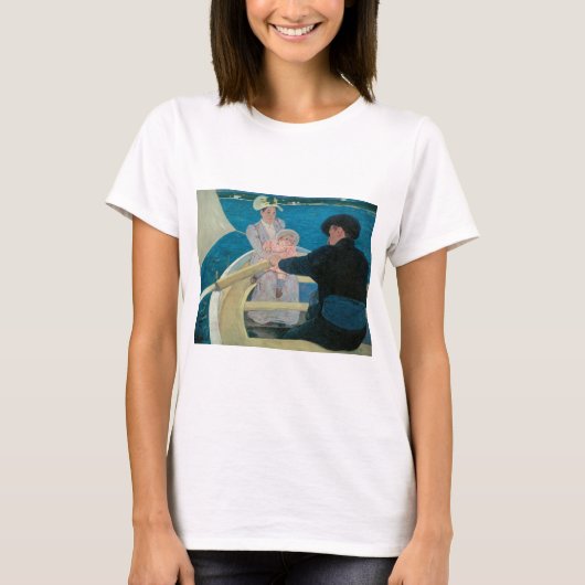 Boating Party van Mary Cassatt,  Fine Art T-shirt (Voorkant)