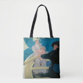 Boating Party van Mary Cassatt,  Fine Art Tote Bag (Voorkant)