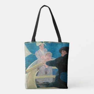 Boating Party van Mary Cassatt, Fine Art Tote Bag
