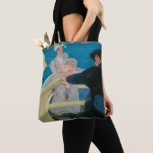 Boating Party van Mary Cassatt,  Fine Art Tote Bag (Dichtbij)