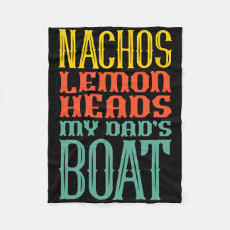 Boating Sailing Nachos Lemon Heads De boot van mij Fleece Deken