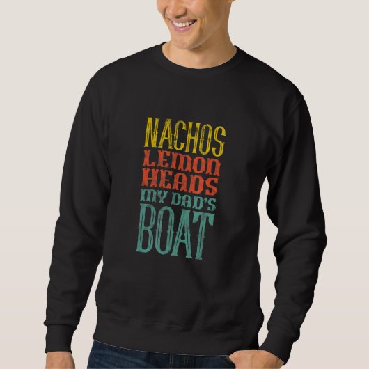 Boating Sailing Nachos Lemon kopt het kastje van m Trui (Voorkant)