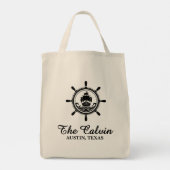 Boating  tote bag (Achterkant)