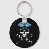 Boating Tritoon Captain Flatboat Life Pontoon For Sleutelhanger (Voorkant)