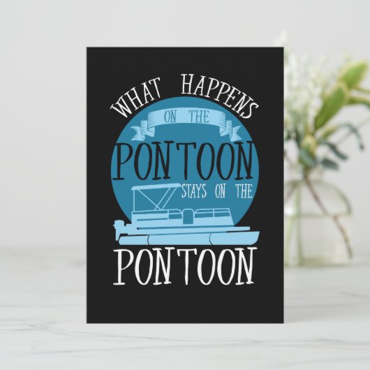 BOATING - wat er op de afbeelding gebeurt Kaart (Staand voorkant)