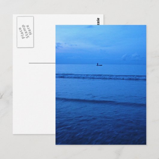 Boatman, Bin Tan. Briefkaart (Voorkant / Achterkant)