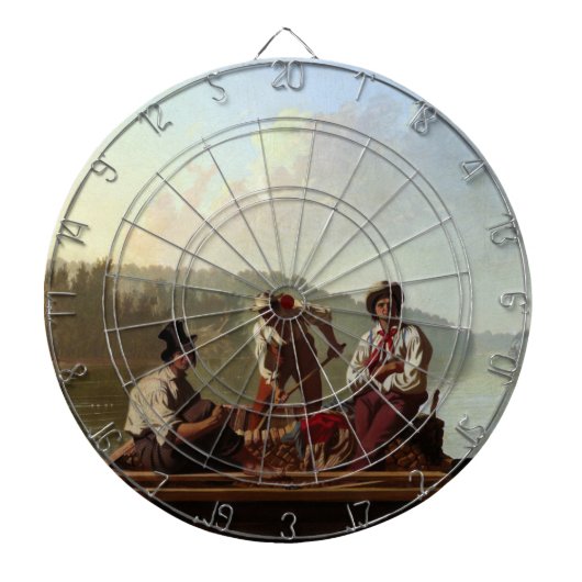 Boatmen op de Missouri Dartbord (Voorkant)