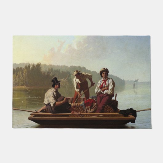 Boatmen op de Missouri Deurmat (Voorkant)