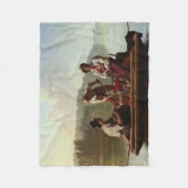 Boatmen op de Missouri Fleece Deken (Voorkant)