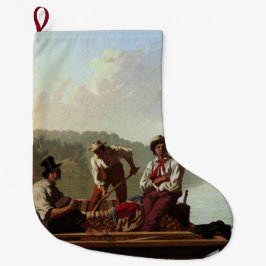 Boatmen op de Missouri Grote Kerstsok