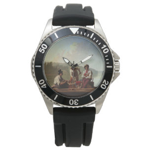 Boatmen op de Missouri Horloge
