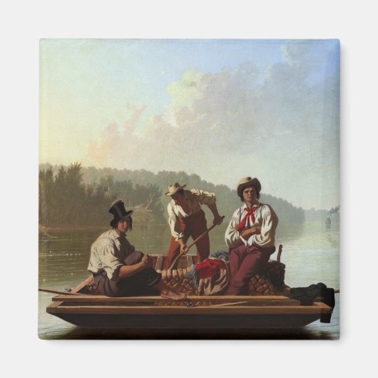 Boatmen op de Missouri Magneet (Voorkant)