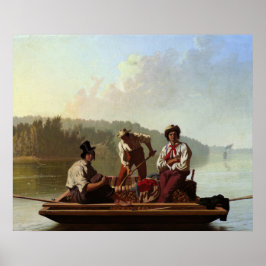 Boatmen op de Missouri Poster