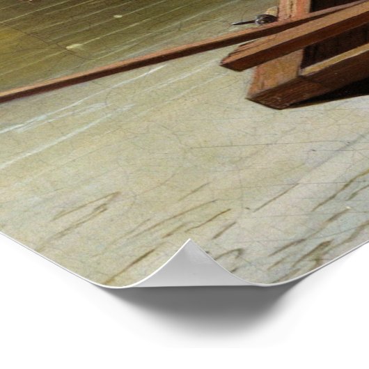 Boatmen op de Missouri Poster (Hoek)