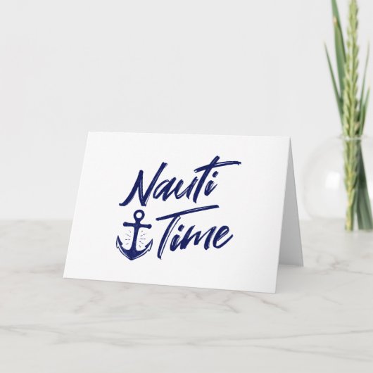 Boatpartij bij het meer - Reizigersschip - Cruise Kaart (Voorkant)