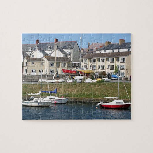 Boats, Aberystwyth, Wales Legpuzzel (Horizontaal)