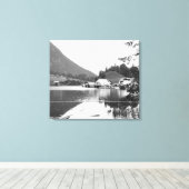 Boats at Konigssee, c.1910 Canvas Afdruk (Insitu (Houten vloer))