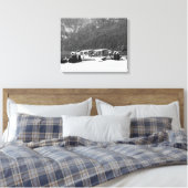 Boats at Konigssee, c.1910 Canvas Afdruk (Insitu (Slaapkamer))