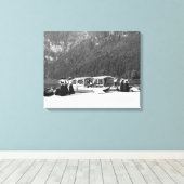 Boats at Konigssee, c.1910 Canvas Afdruk (Insitu (Houten vloer))