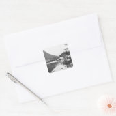 Boats at Konigssee, c.1910 Vierkante Sticker (Envelop)